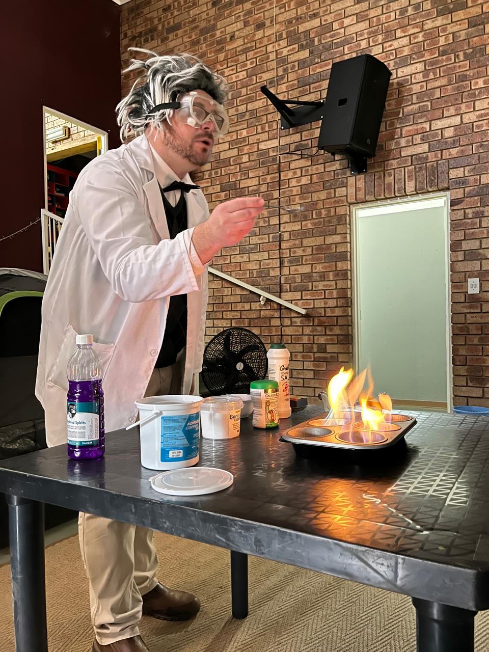 Die Professor in aksie